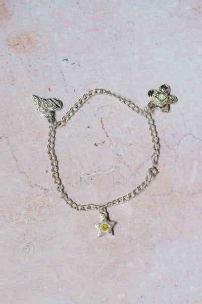 Handmade Silver Charm Bracelet