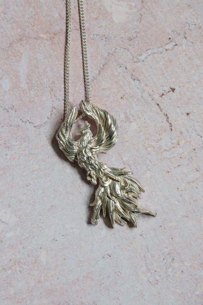 Silver Phoenix Necklace