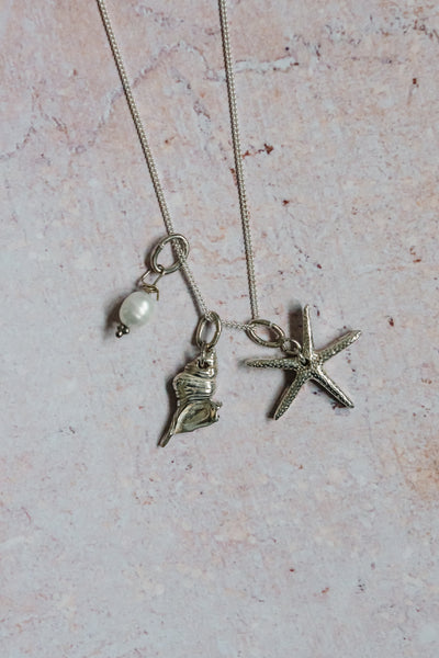 Silver Coastal Charm Necklace