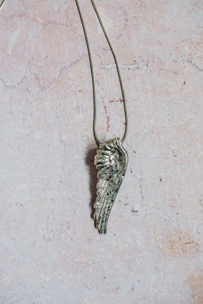 Silver Angel Wing Necklace